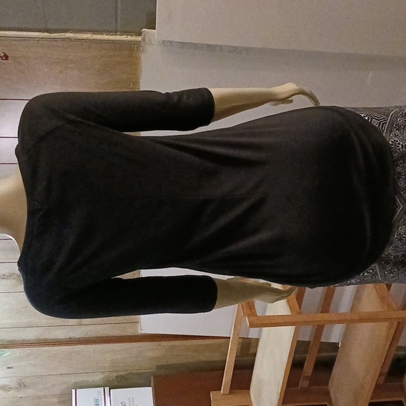 NWT No Boundaries Black 3/4 Sleeve Tunic Tee Sz S juniors - Picture 4 of 13